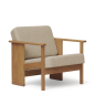 Preview: Form & Refine Block Lounge Chair Oak