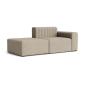 Preview: Norr11 RIFF Sofa , Left Arm + Ottoman