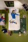 Mobile Preview: Snurk Kinder Bettwäsche Fussball blau