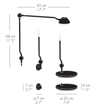 Fritz Hansen AQ01 Tischleuchte