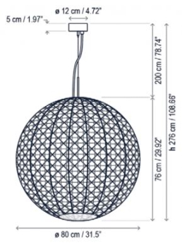 Preview: bover NANS Sphere S/80 Outdoor