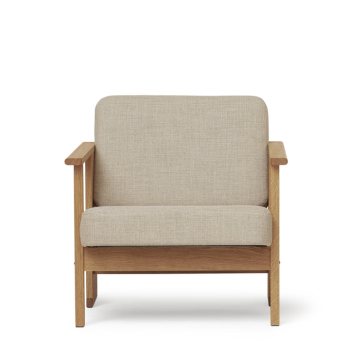Form & Refine Block Lounge Chair White Oak