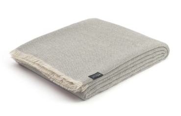 Weich RAYA Decke240x240cm hellgrau