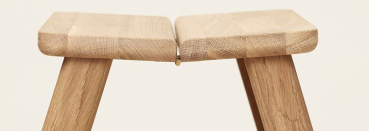Form & Refine Angle Stool, Oak