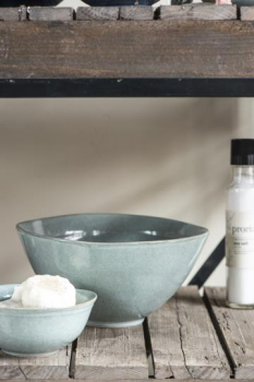 Preview: IB Laursen Salatschüssel gross Light Blue Dunes