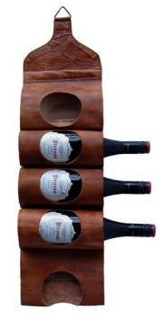 Trademark Living Weinflaschen aus Leder