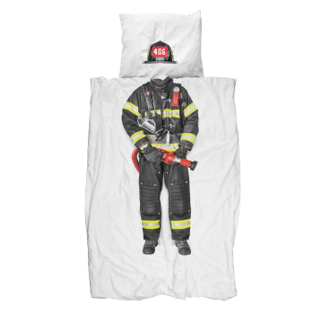 Snurk Kinder Bettwäsche Feuerwehrmann