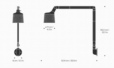 Vipp 522 Wandleuchte