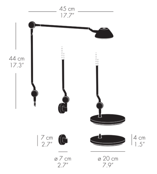 Fritz Hansen AQ01 Tischleuchte