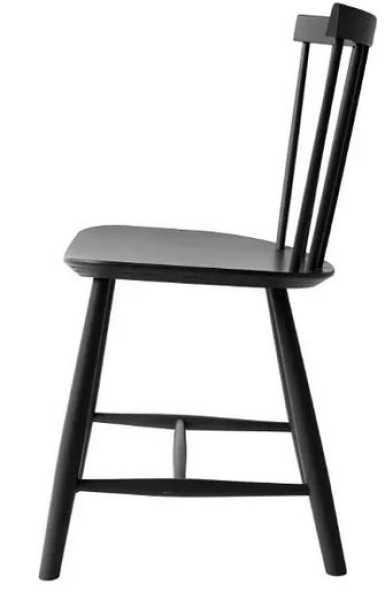 FDB Møbler - J46 Stuhl schwarz