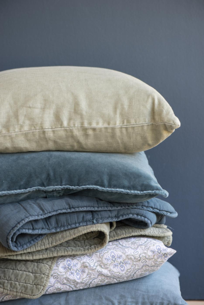 IB Laursen Kissen Velour Navy