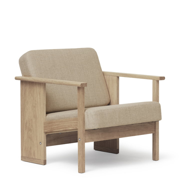 Form & Refine Block Lounge Chair White Oak
