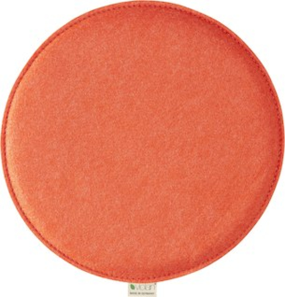 Sitzkissen rund orange
