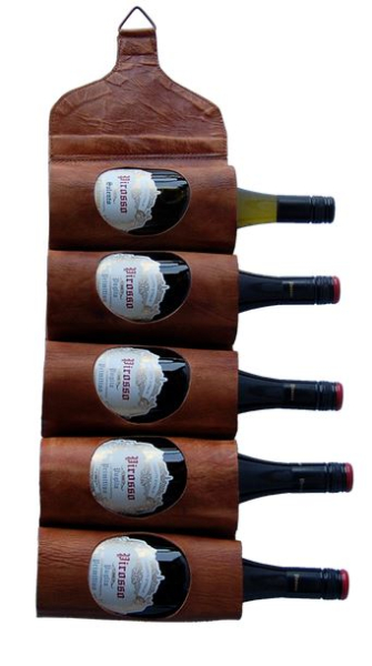 Trademark Living Weinflaschen aus Leder