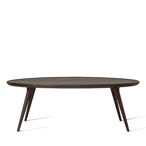 Mater Accent Oval Beistelltisch grau