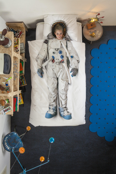 Snurk Kinder Bettwäsche Astronaut