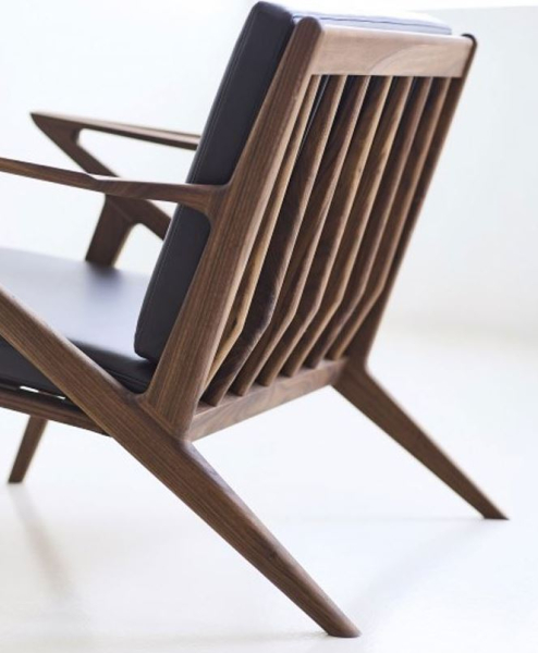 z-chir massivholz sessel nussbaum